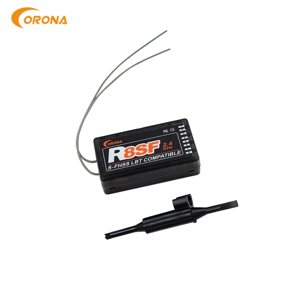 Corona R8SF 2.4GHz 8 Channel Receiver Compatible FUTABA SFHSS T8J