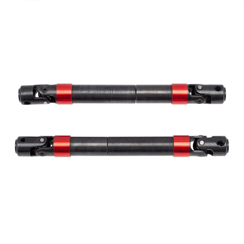 

Металлический карданный вал CVD для Axial SCX6 AXI05000 JEEP JLU 1/6, модель автомобиля на гусеничном ходу, красная, 2 шт.