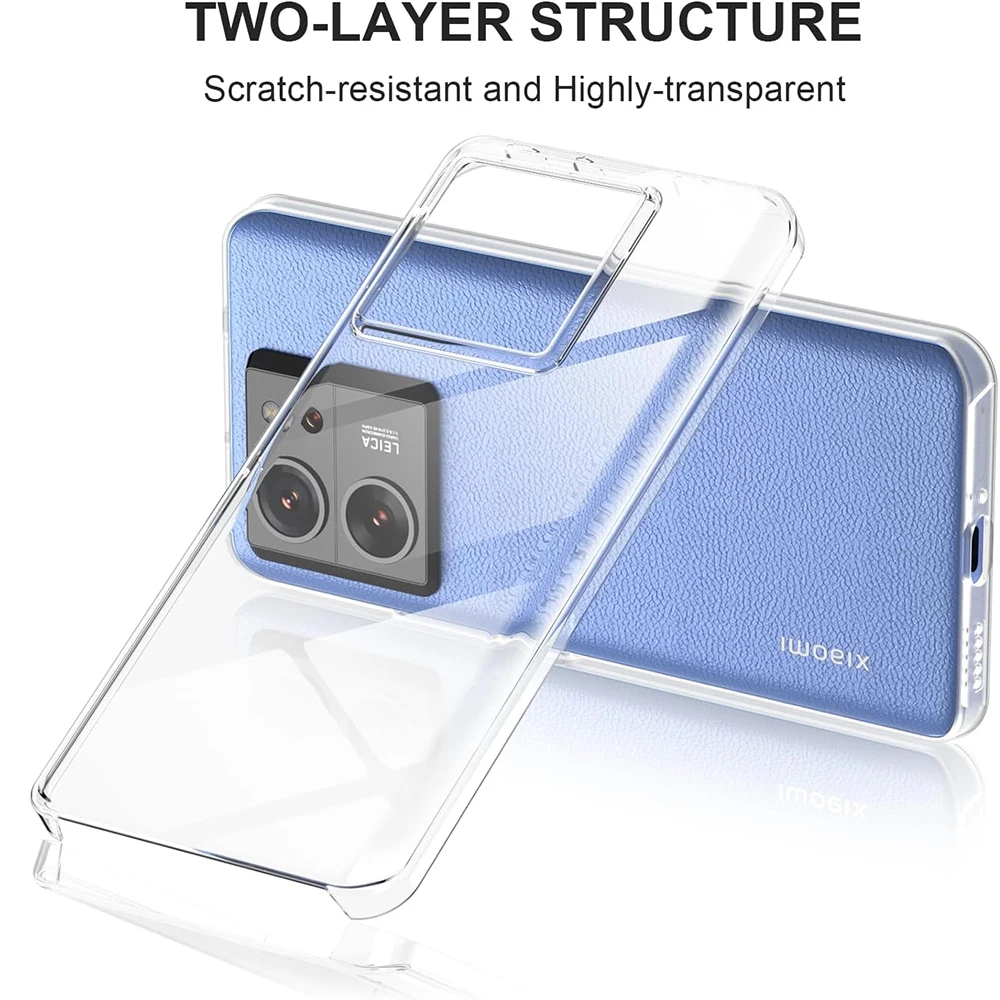 360 Full Body Clear Hybrid Protective Case with Hard Screen Guard and Soft Shell