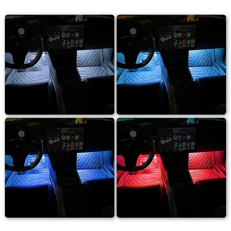 รูปสินค้า โคมไฟ LED แต่งรถ 5V USB สร้างบรรยากาศภายในรถ