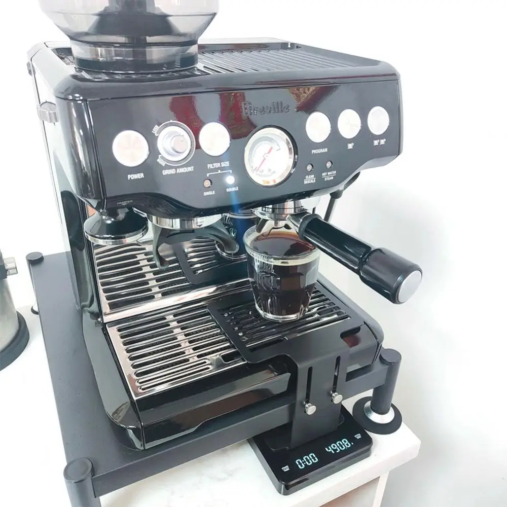 

Steel Coffee Weighing Stand For Espresso Machine Electronic Scale Rack Waterproof Scale Rod Protection Rack