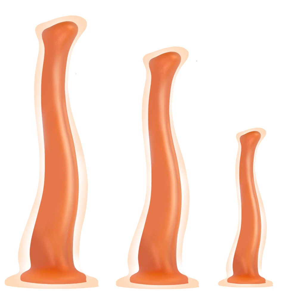 Realistic Long Anal Dildo Buttplug For Men And Women_voghion.com