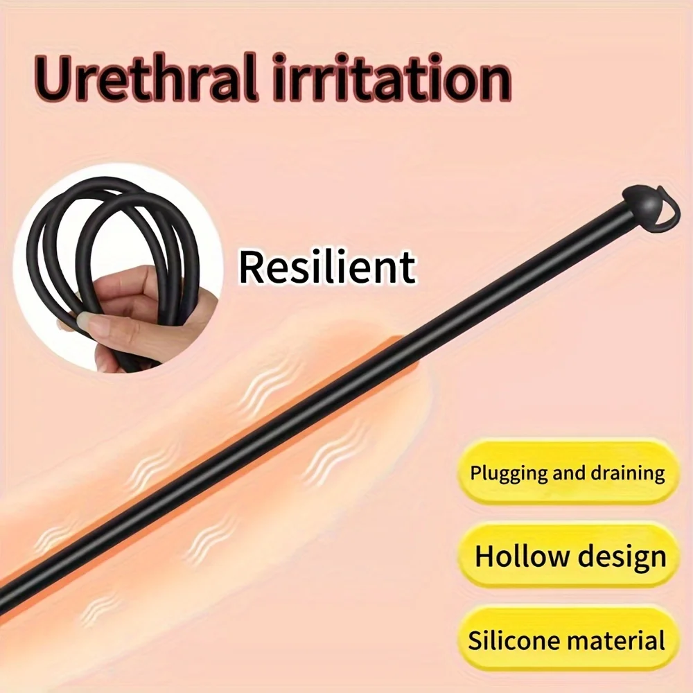 Male Urethral Probe Stick Hollow Horse Eye Stick Penis Plug Urethral Dilator Male Masturbation Stimulation Adult Sex Toys penis sex toys