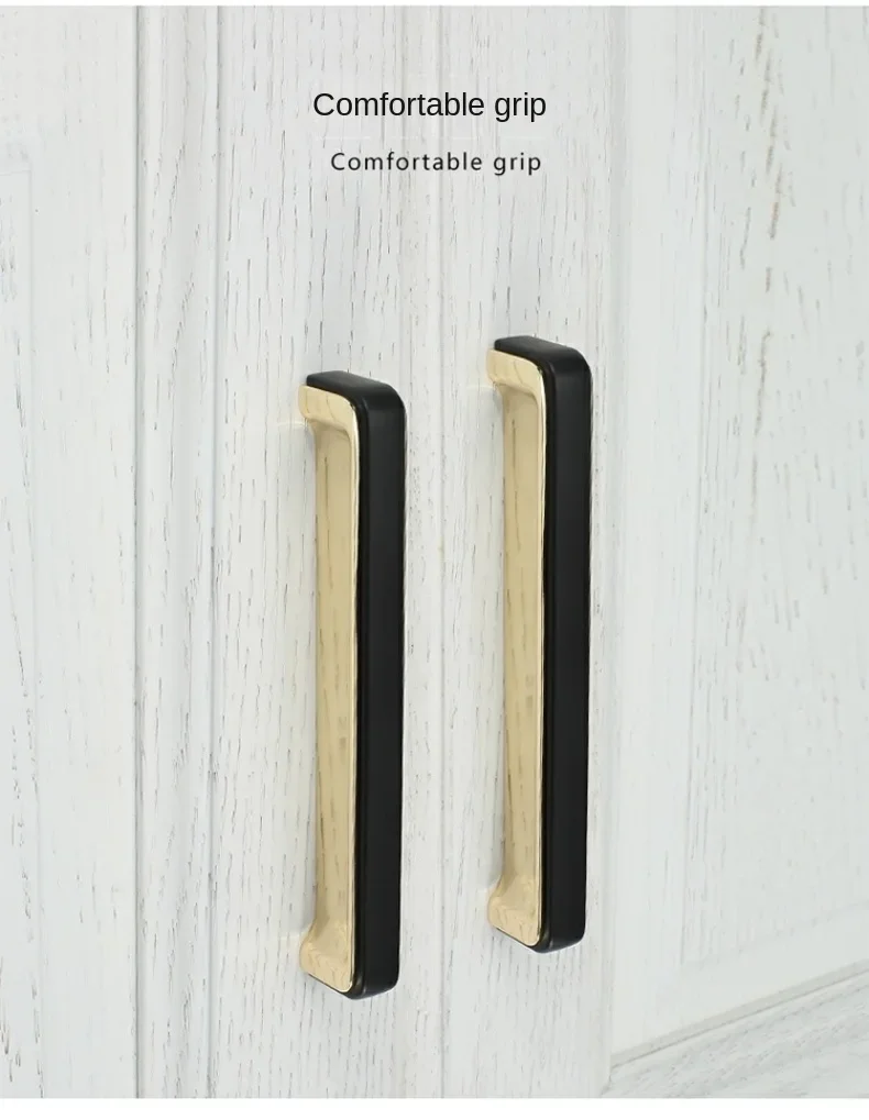 Description Picture 6 of itemLight Luxury Modern Zinc Alloy Kitchen Handle Cabinet Knobs and Handles Fashion Drawer Knobs Pulls Furniture Handle Hardware