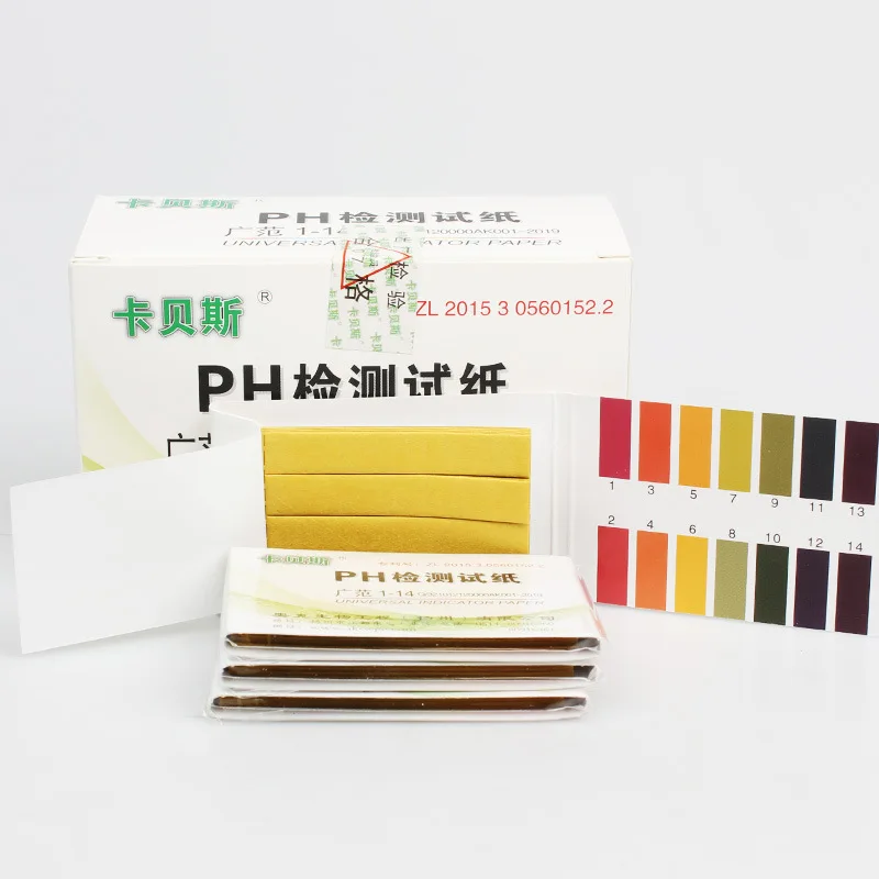 Tropical Aquarium Cold Water Tank Test Kit, 1-14 Ph Water Soil Pool Aquarium Tank Ph Test Paper Acid and Alkali Strip