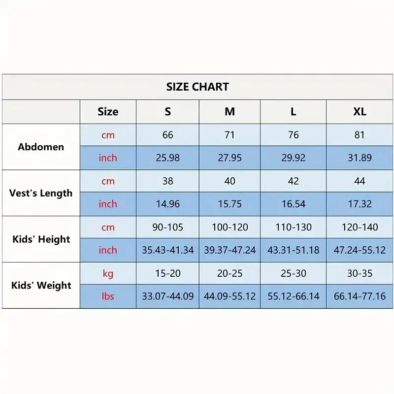 Kids Neoprene Buoyancy Life Vest 6