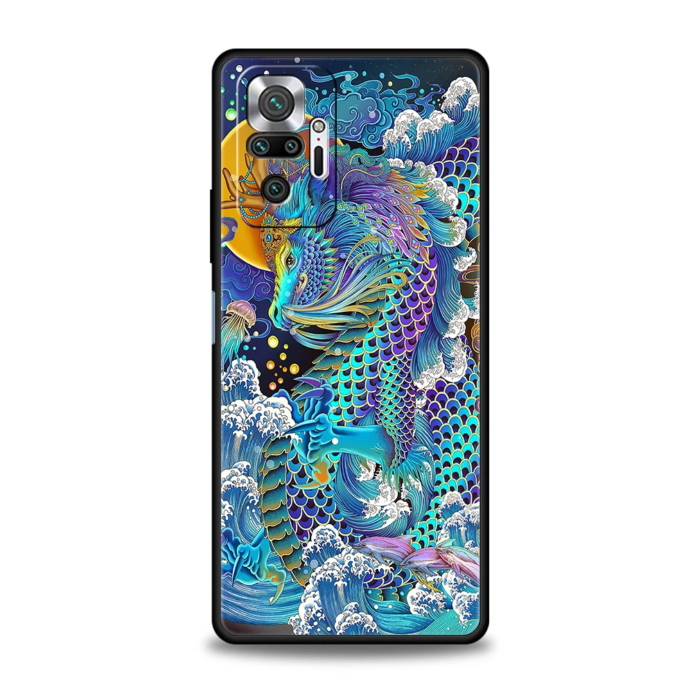 Exquisite Dragon Silicone Phone Case - Durable Protective Shell s Coque