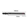 T101B T-Shank Jigsaw Blades Set, Pack of 20, 4 Inch 10 TPI HCS, Clean Precise Straight Cuts in Wood and PVC 6