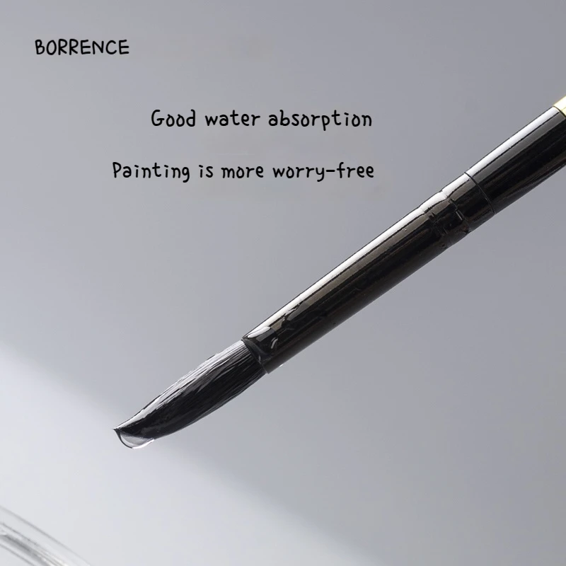 Borrence 수채화 펜 DIY 디지털 오일 브러시, 페인팅 브러시, 레드 팻 맨 안료 아트, 특수 연필 재료, 에스칼라