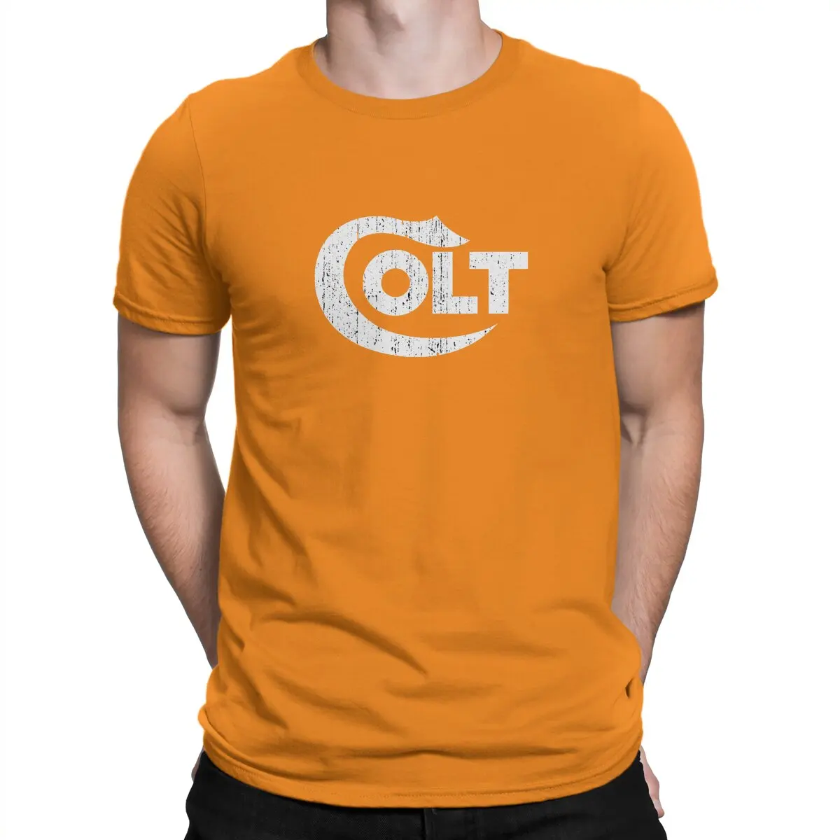 thumbnail image 1 of Camisetas Colt para hombre, armas de fuego, Smith Cool Wesson, vintage, manga corta, cuello redondo, algodón, exclusivas., 1 of 7