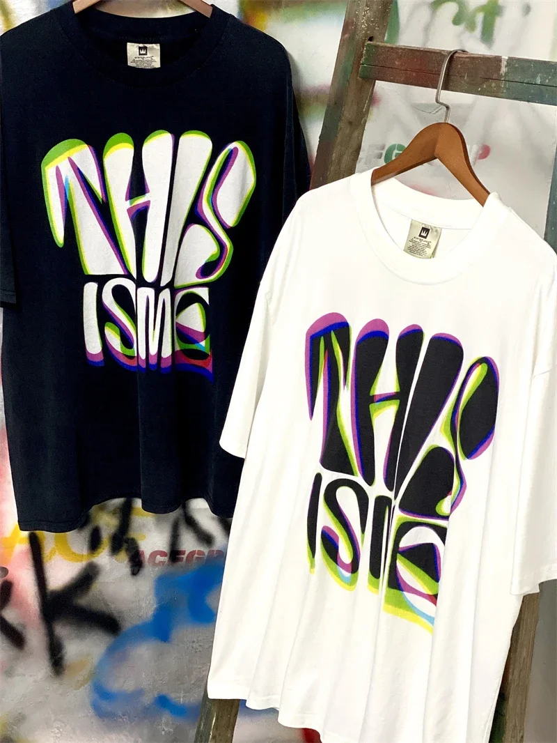 

23SS 2023ss Vintage This Is Me T Shirt Men Women High Quality Washed T-shirts Oversized Tops Tee Lil Peep Lil Peep