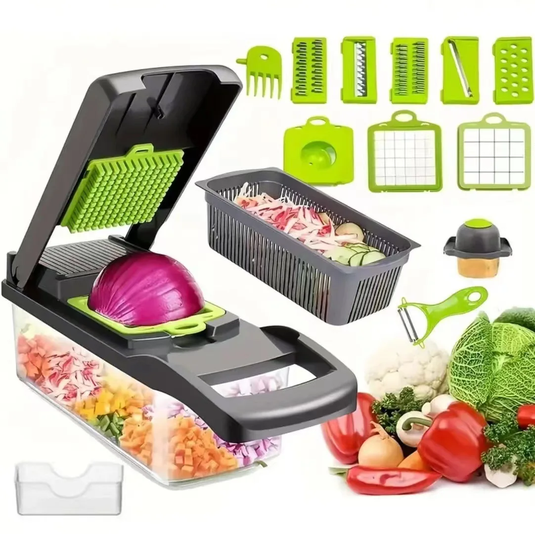 Vegetable Chopper Dicer Grater Shredder Kit for Kitchen