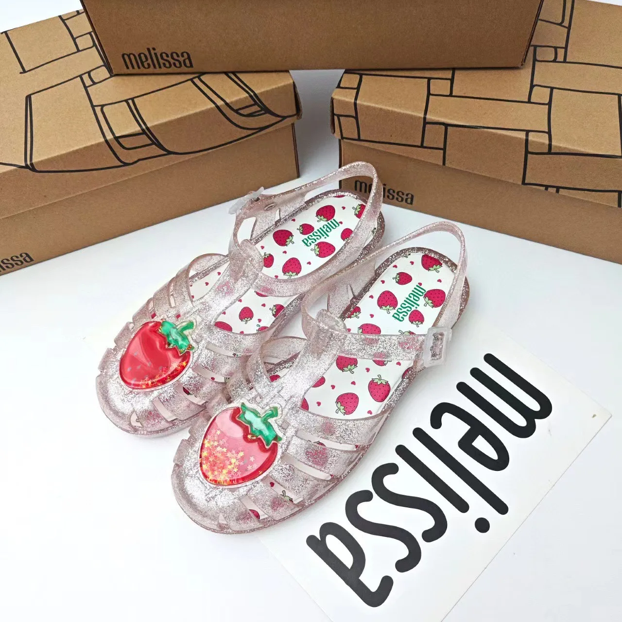 Mini Melissa Retro Brand Women Summer Sandals Girl Classical