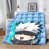 Anime Jujutsu Kaisen Satoru Gojo Printed Blanket Picnic Blankets Warm Blanket Soft and Comfortable Blanket Home Birthday Gift 1