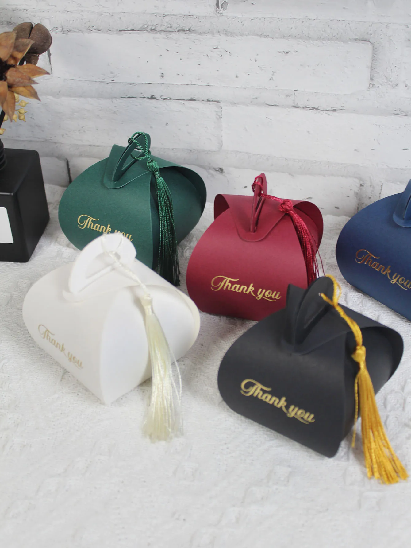 Elegant Tassel Bread Boxes Thank You Gift - Baby Shower Wedding Favors Chocolate Candy ... - SKU TBB01032 - UGI Packaging