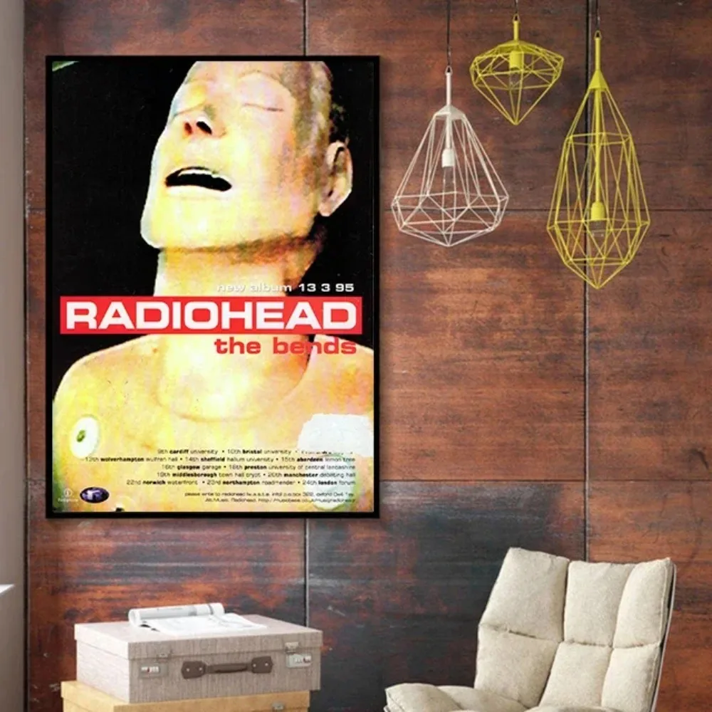 Vintage Radiohead Scandinavian Canvas Art 4