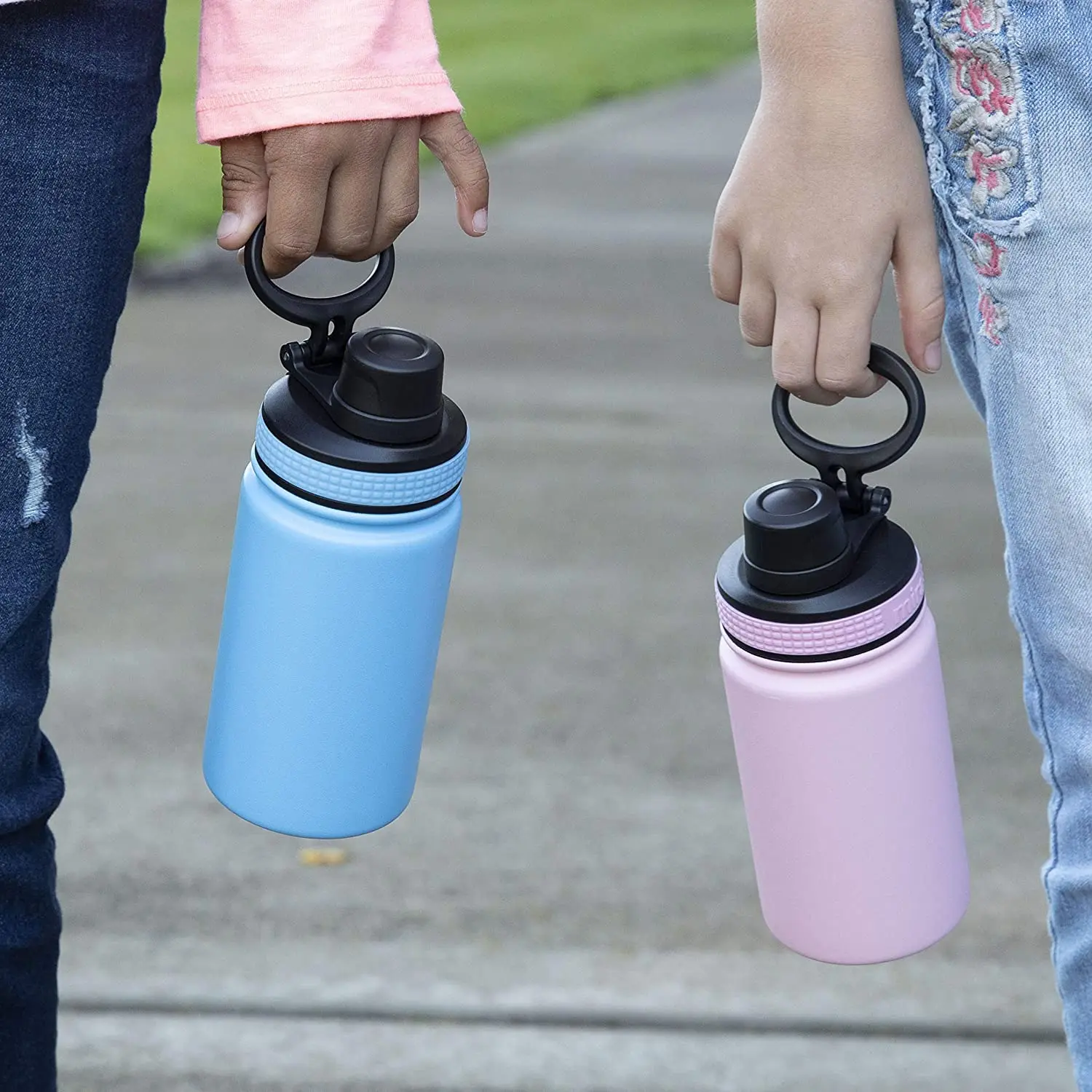 12 oz Kids Stainless Steel Water Bottle, Double Wall Vacuum