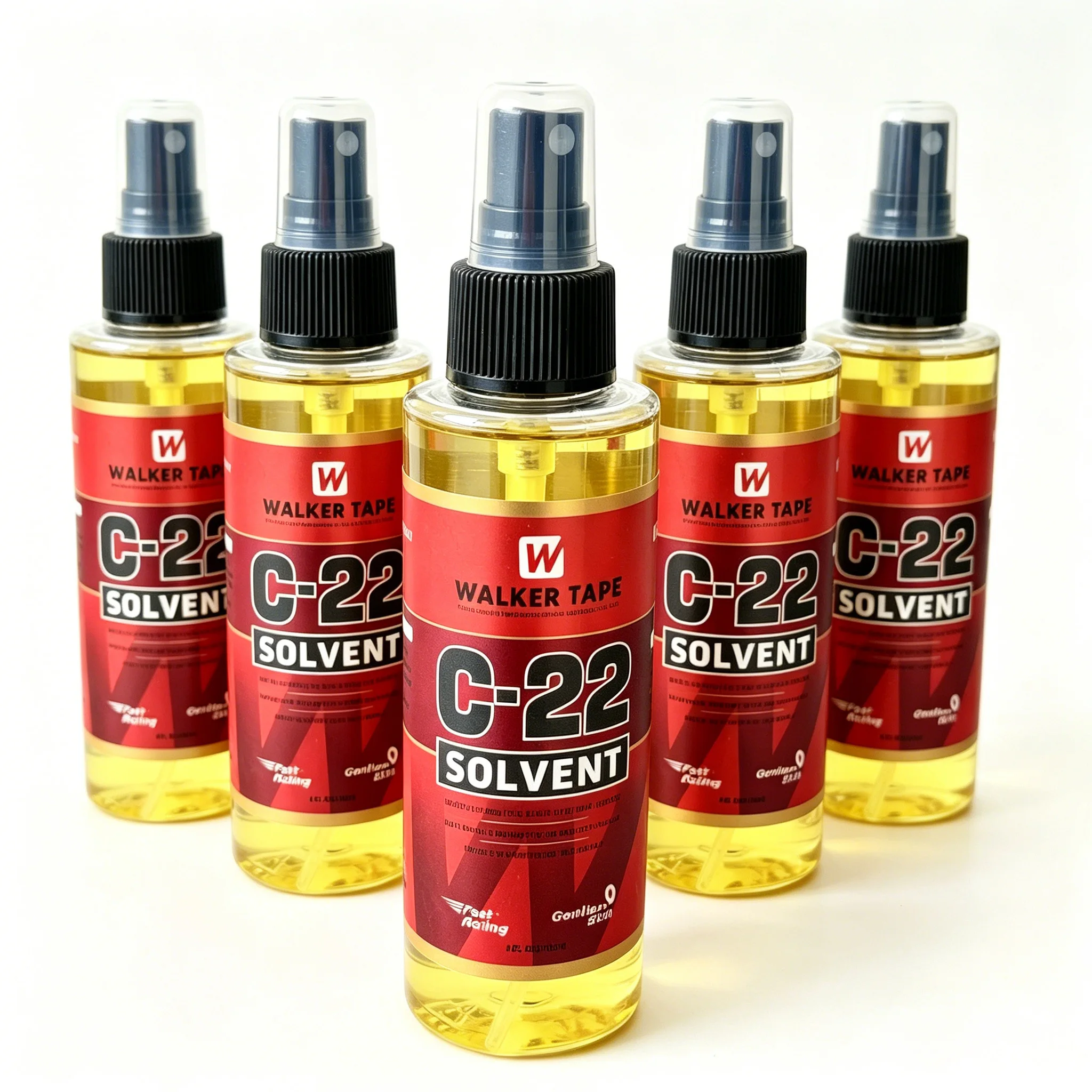 워커 테이프 울트라 홀드 헤어 시스템 접착제 & 4온스(118ml) C22 용제 가발 접착제 제거제 (레이스 가발, 부분 가발, 클로저용)