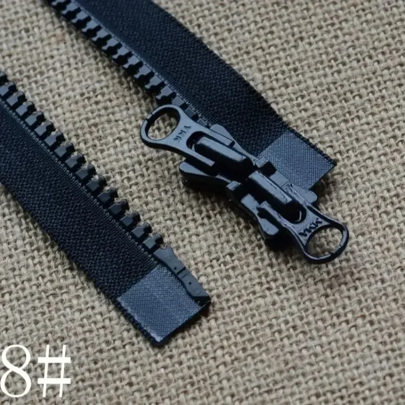 

YKK Resin Zipper No. 8 Resin Double Open Black 70-120cm Couture Materiel Accessoires Couture