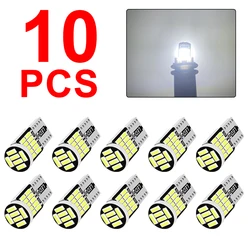 10-Pack Ultra-Bright LED Interior Car Lights - White 7000K, Canbus-Ready (WHITE)