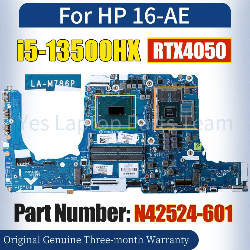 LA-M786P For HP 16-AELaptop Mainboard N42524-601 SRME7 i5-13500HX
