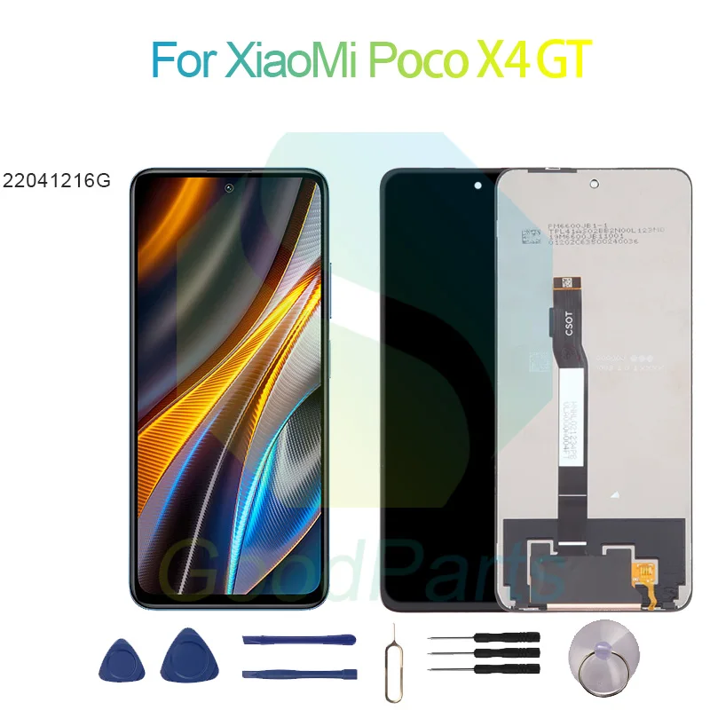 

For XiaoMi Poco X4 GT LCD Display Screen 6.6" 22041216G Poco X4 GT Touch Digitizer Assembly Replacement