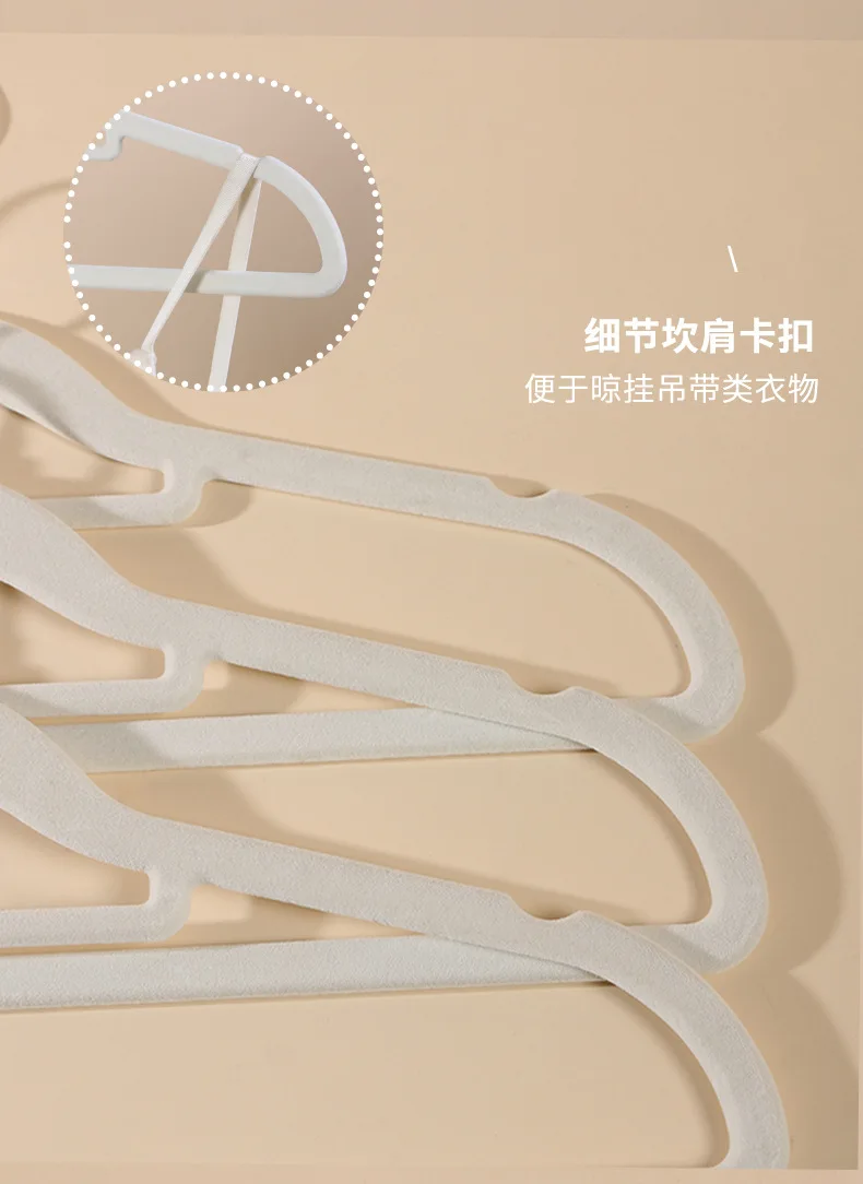 Flocked Non-Slip Hangers
