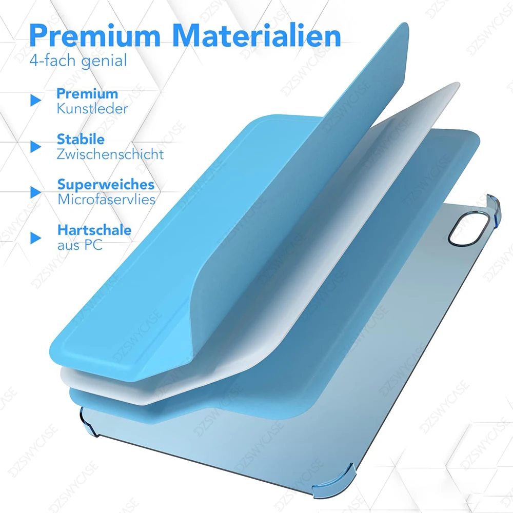 Enhanced Smart Case with Trifold Stand and Auto Sleep/Wake Function