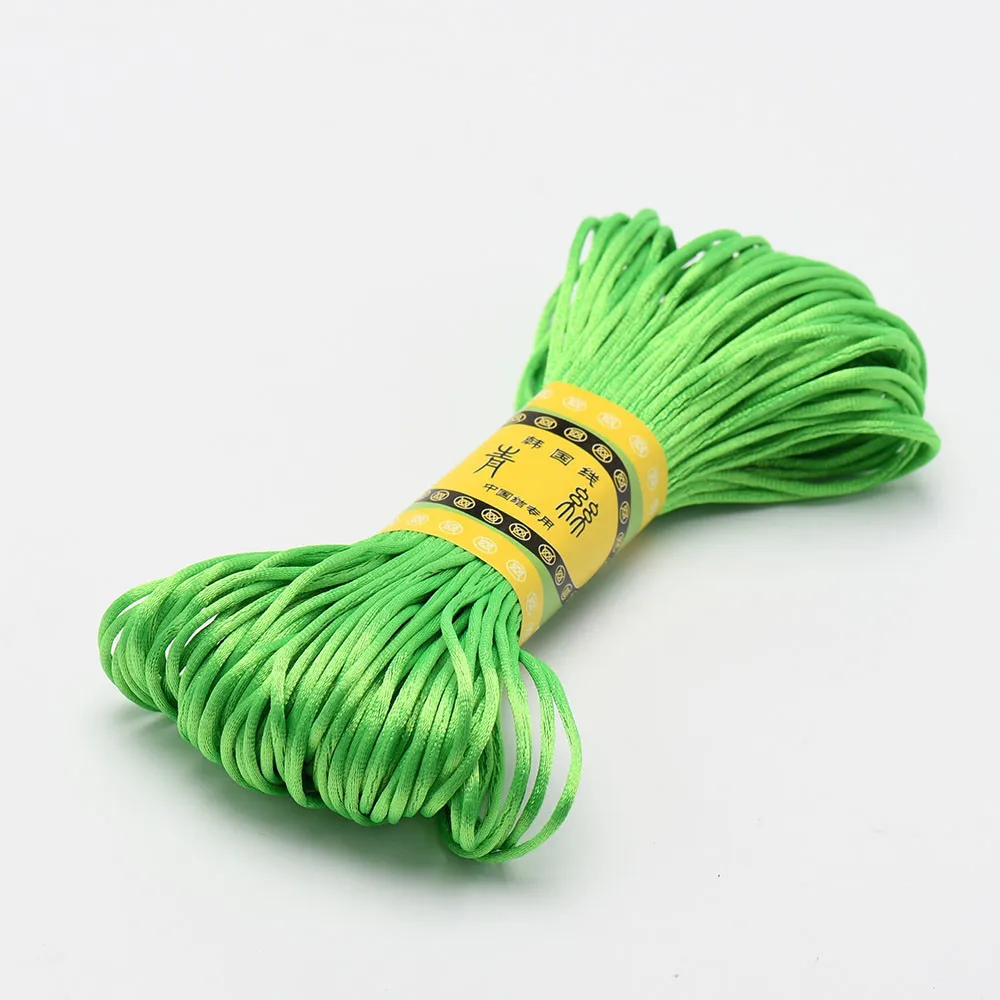 Luxurious 20M Nylon Satin Beaded Rope