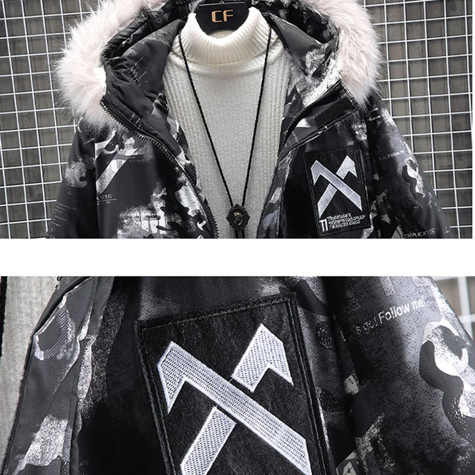 12XL 10XL Plus Size Camo Parkas Men Winter Thick Jacket Camouflage Coat Fashion Casual Cargo Parkas Male Big Size 12XL 5