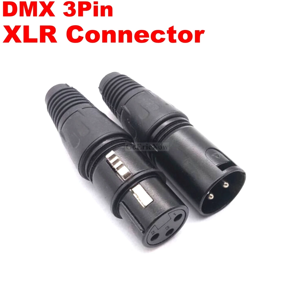 Microphone Connector Cable Plug Connector Xlr Connector 3 Pin 3