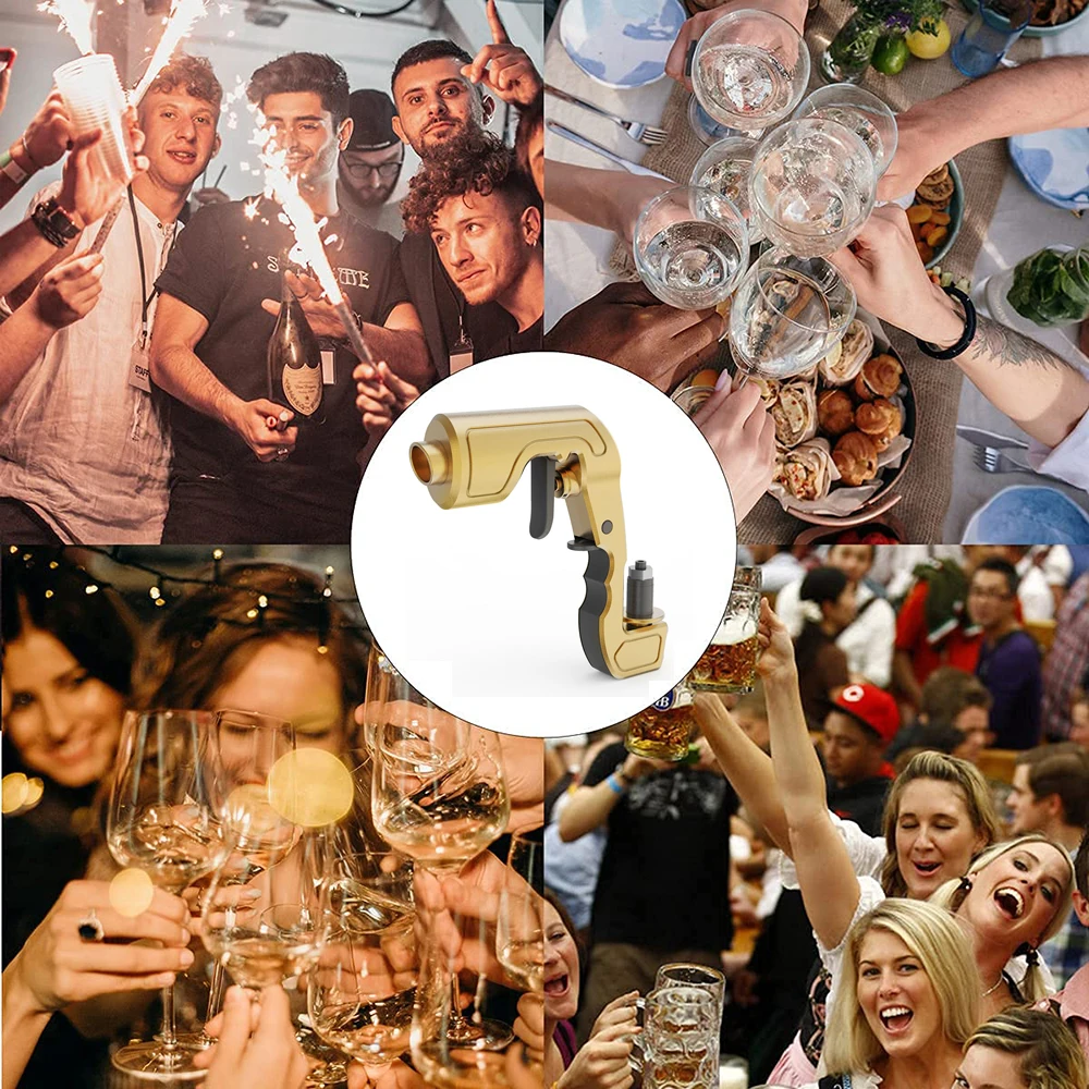 Bierpistole Champagner-Sprühpistole Weinflaschenverschluss Weinspender Barzubehör Fußball Party Geschenk_voghion.com