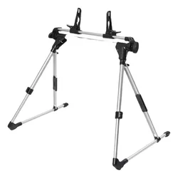 Adjustable Foldable Tablet and Phone Stand with Tripod Base (Black)