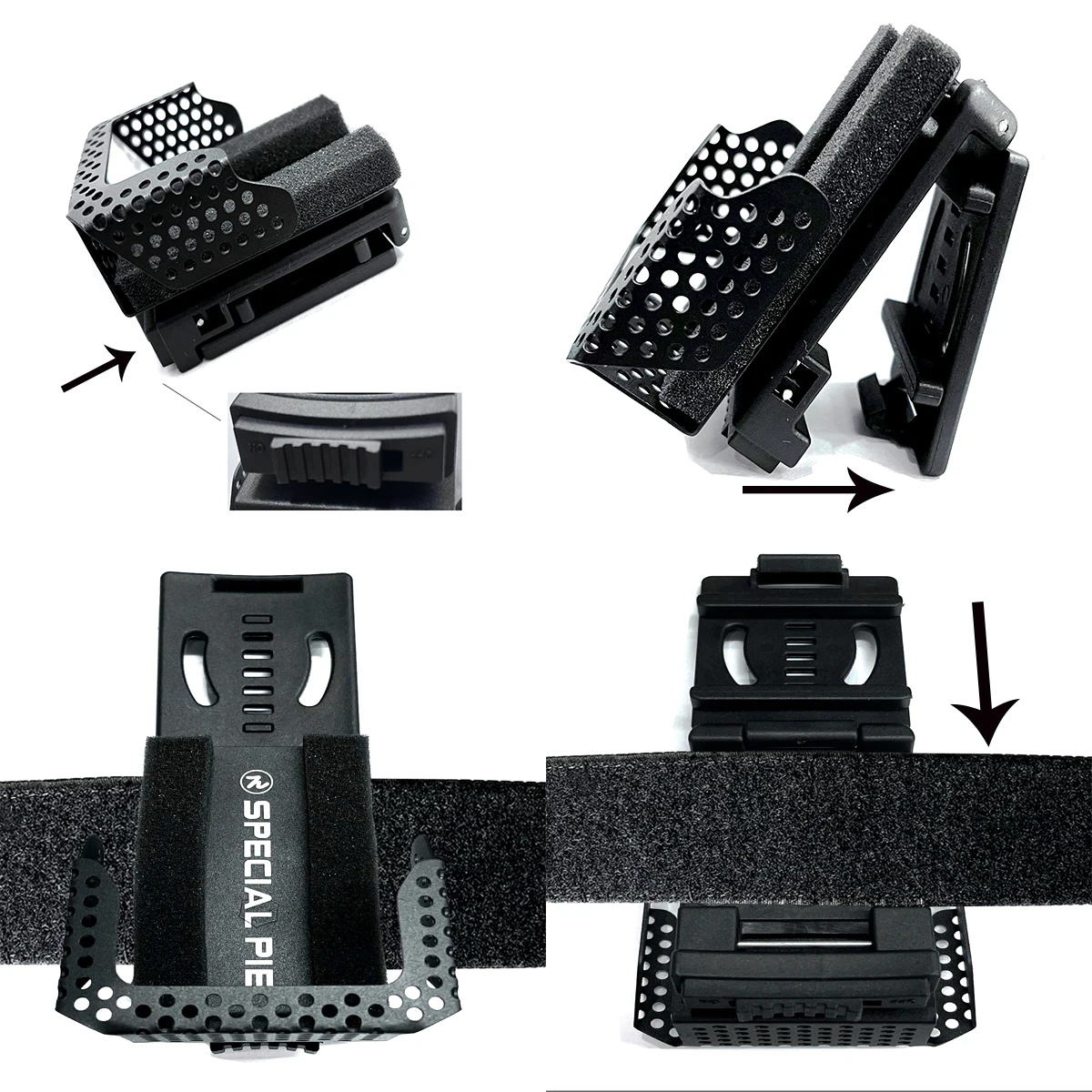 Professional Quick-Draw Holster for M1A2 Shot Timer Tactical Belt-Mount Timer Case for Shooting Practice & Competitions