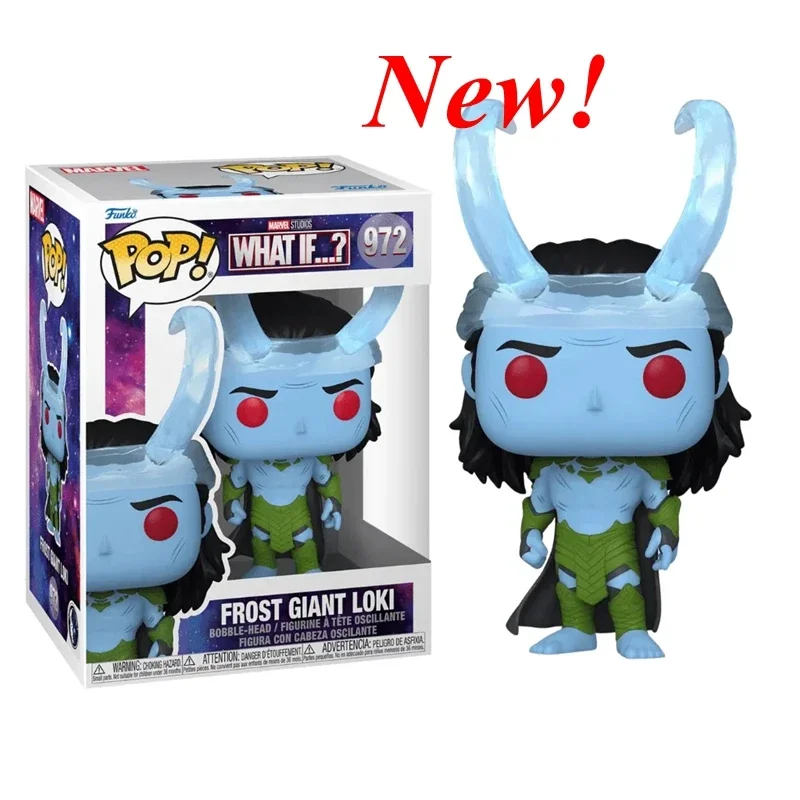 thumbnail image 1 of Figuras de acción FUNKO POP Loki #36 Frost Giant #972 President Loki #1066, modelo de colección, juguete para niños, regalo, 1 of 5