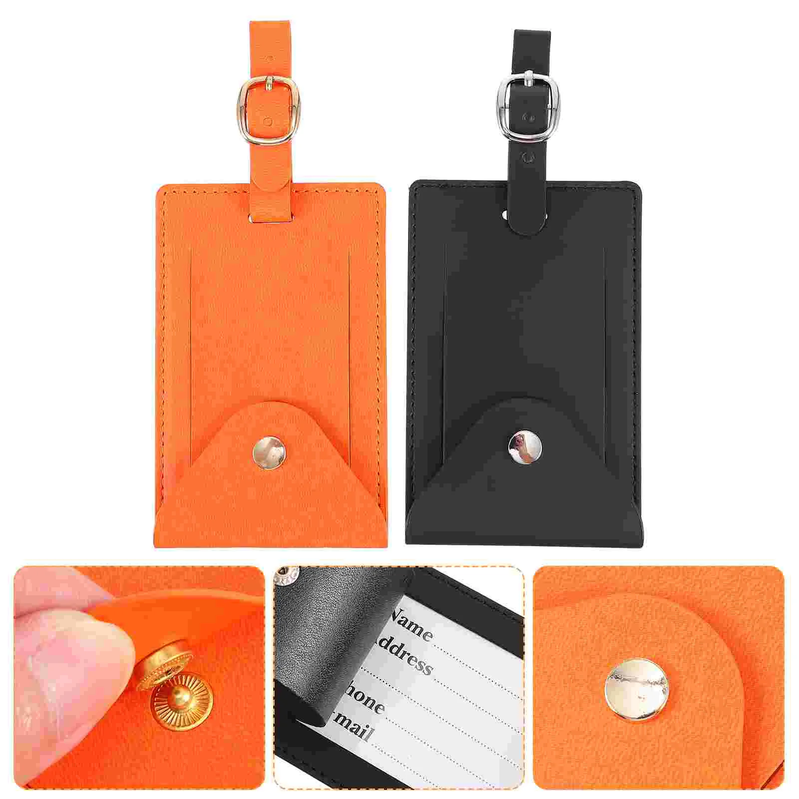 

2Pcs Valise De Case Baggage Tags Multifunctional Baggage Tags for Travel