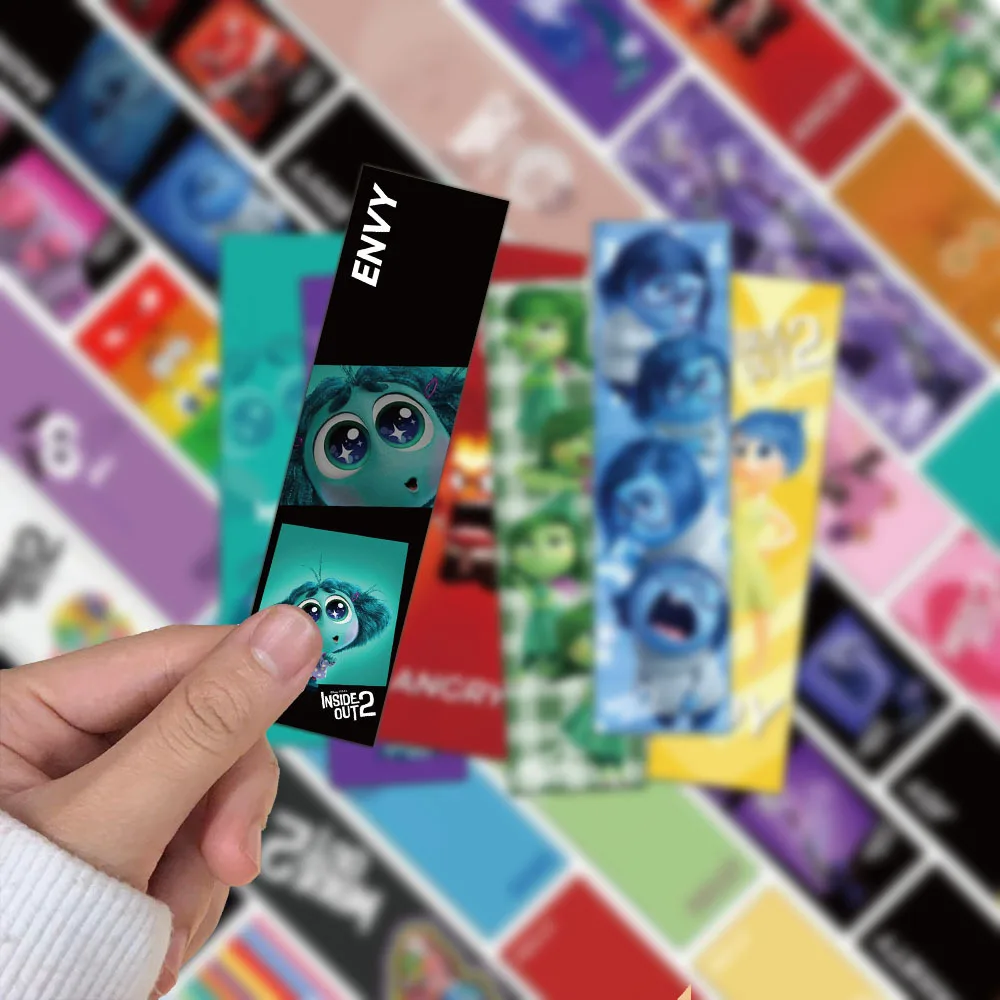 30Pcs Inside Out Bookmark Cute Cartoon Toy Book Marks Reading Supply Fans Collection Gifts School Stationery Supplies