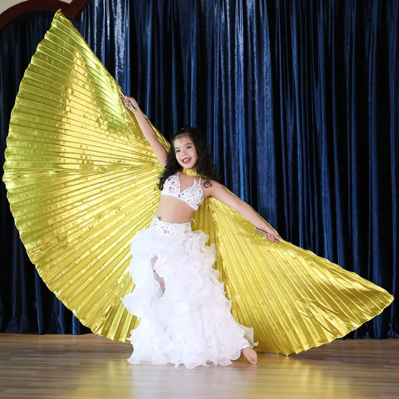 

Kids Belly Dance Wings Egyptian Belly Dance Wings Accessories with Sticks