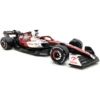 Bburago 1:43 2022 F1 Alfa Romeo Racing Team C42 #24 Guanyu Zhou #77 Valtteri Bottas Alloy Car Die Cast Car Model Toy Collection 3
