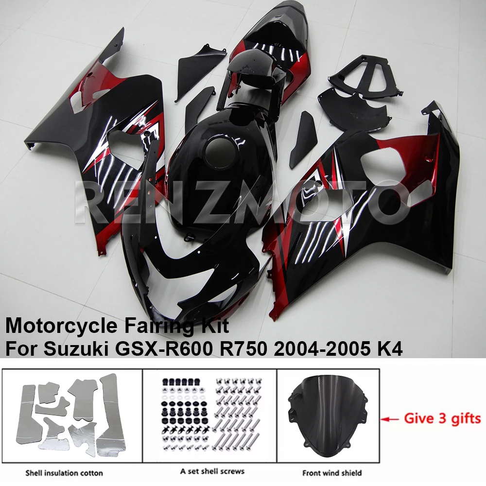 

For SUZUKI GSXR 600 750 04-05 K4 K5 Fairing R/Z GR4C04 Motorcycle Set Body Kit Decoration Plastic Guard Plate Accessories Shell