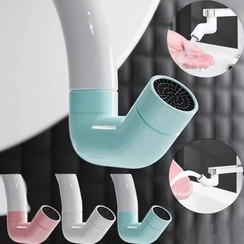 Kitchen Faucet Rotatable Extender Sprayer Universal Connector Adapter Kitchen Tap Bathroom Faucet Creative Faucet Extender