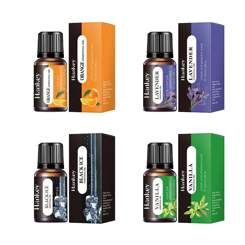 Assorted 20-Flavor Essential Oil Collection for Aromatherapy and Home Fragrance