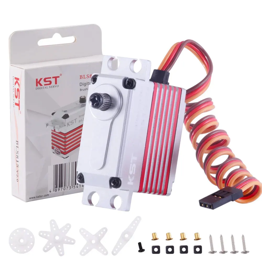 

KST BLS815 V2.0 20kg Metal Gear 0.07Sec Brushless Standard Digital Servo For UAV RC Car Boat Robot Arm Helicopter Airplane