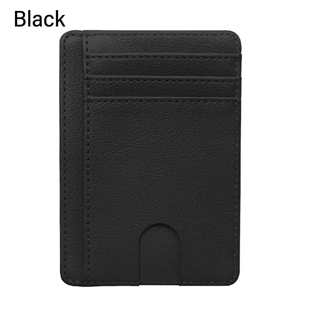 RFID Blocking Slim Leather Wallet – Anti-Theft Credit Card Holder with 8 Secure Slots
