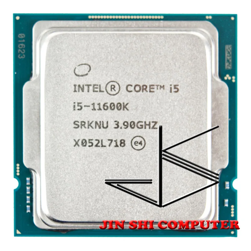 NEW Intel Core i5-11600K i5 11600K 3.9 GHz Six-Core Twelve-Thread CPU ...