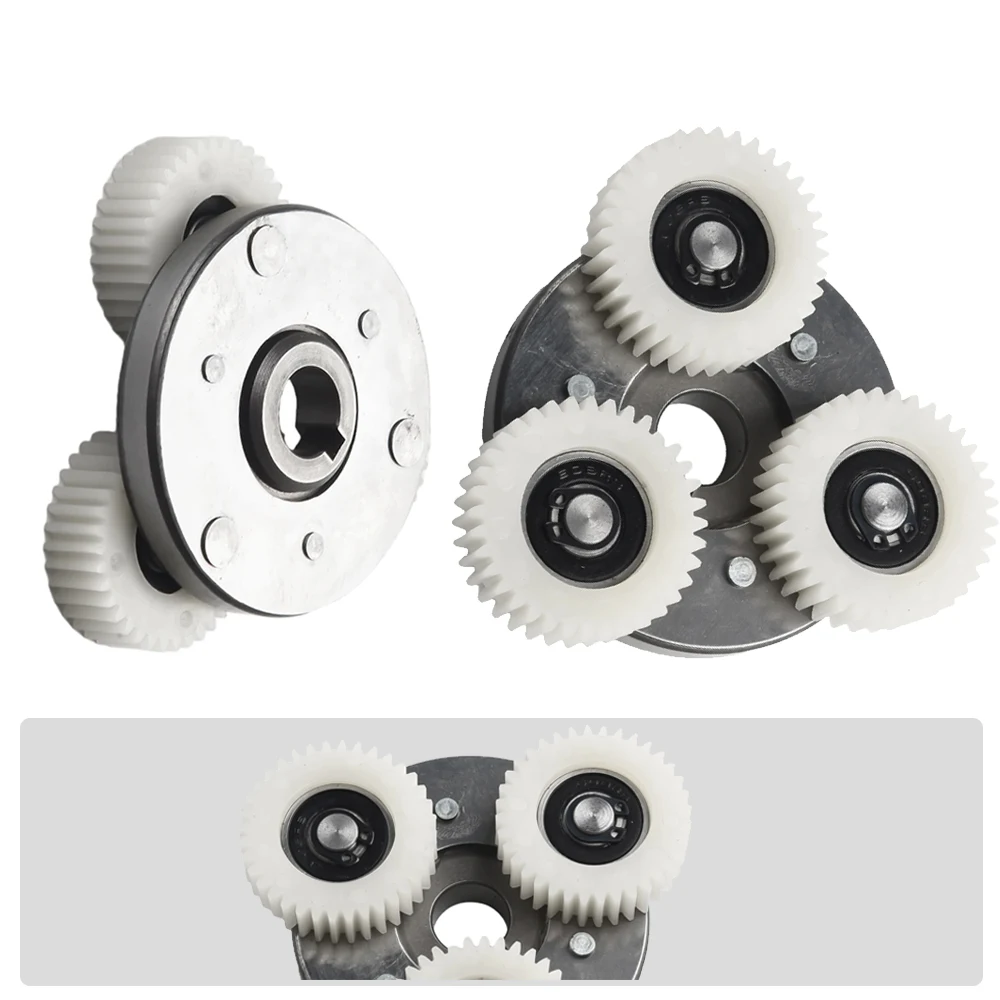35T Gear Engranajes Para Bicicleta Eléctrica 500W – Juego De 3 Engranajes Sin Escobillas De 35/36 Dientes | Par 120Nm, PA66 Con Base | Ideal Para Motor De Escalada Y Scooter