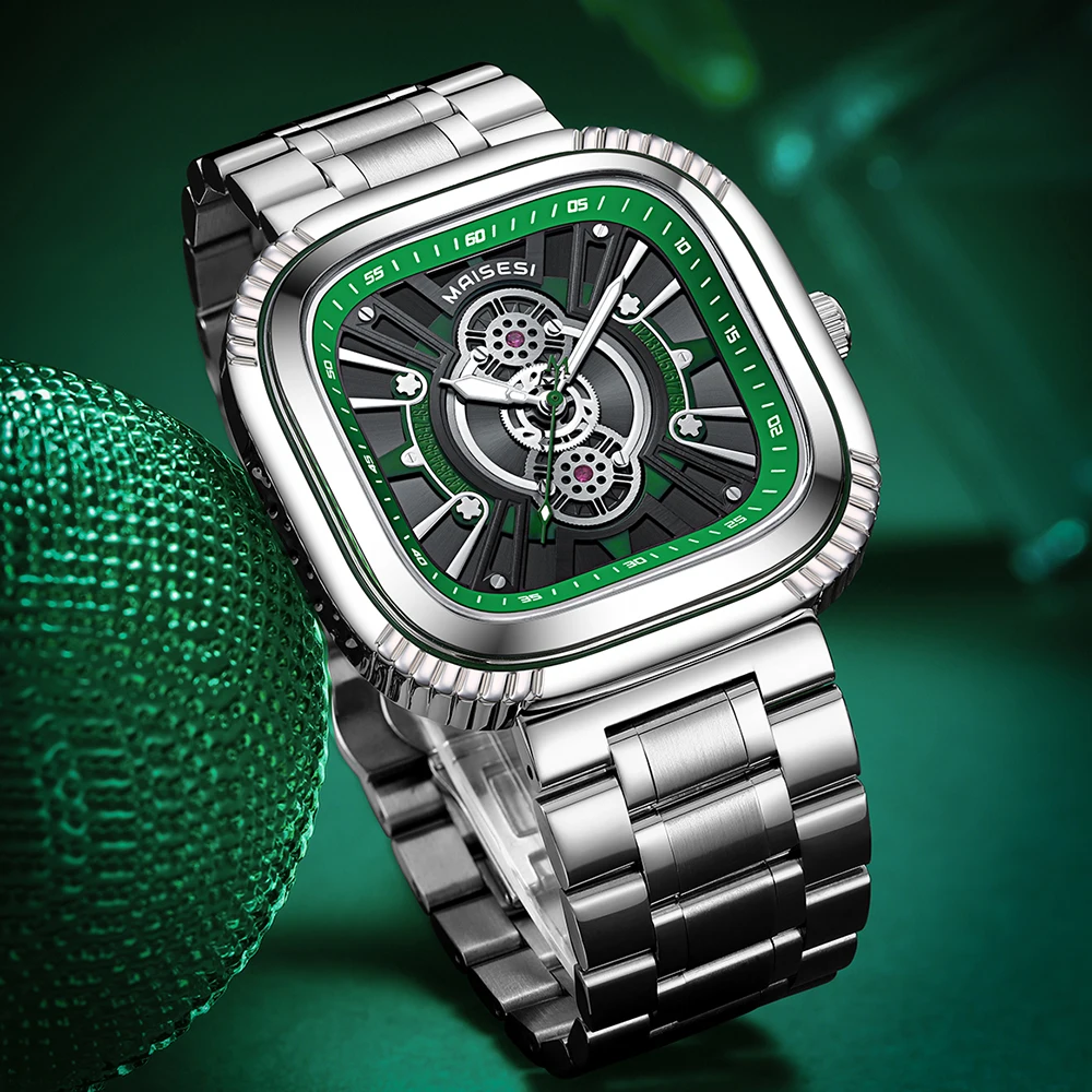 

Men's Quartz Watches Sapphire Luxury Chronograph Stainless Steel Waterproof Men's Watch Relogio Masculino