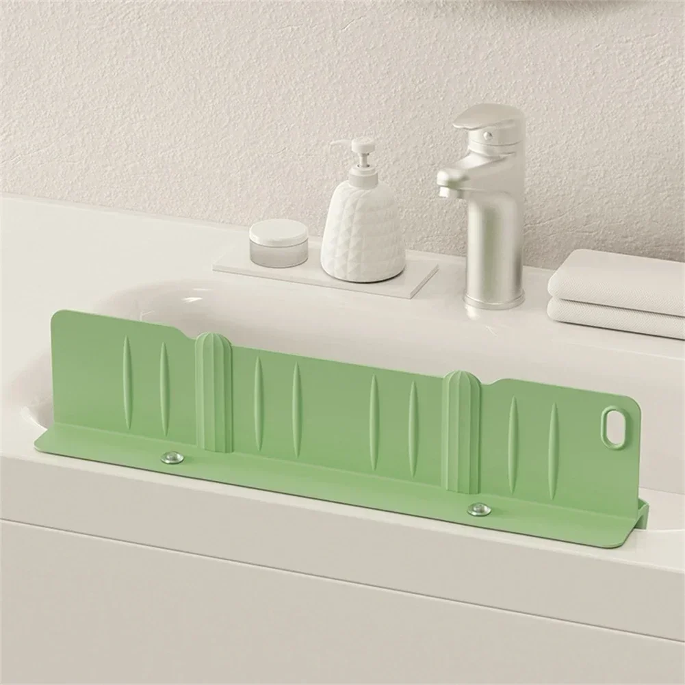 Silicone Sink Splash Guard With Suction Cup Sponge Holder Kitchen Sink Organizer Multifunctional Guard Kitchen Tools