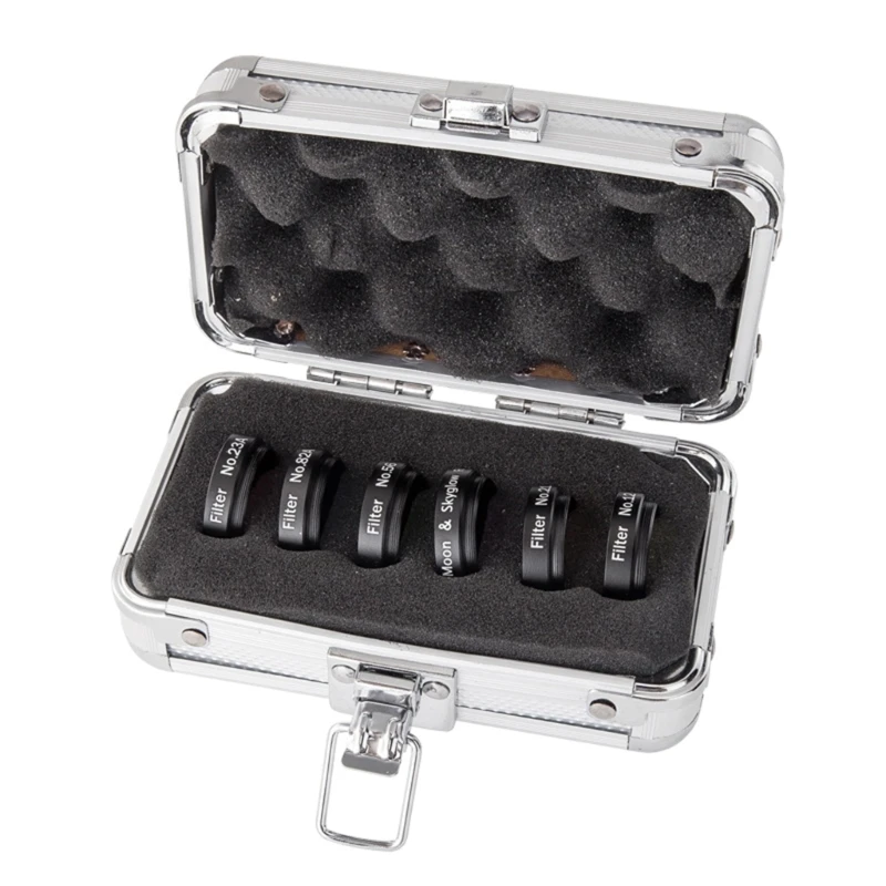 

1.25inch Filter Set 6 Color Filters with Storage Bag Spare