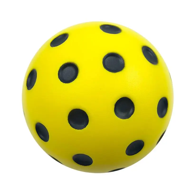 1PC Silent Pickleball indoor entertainment Silent practice ball PU foam high bounce resistance not disturbing people